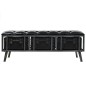 vidaXL Banco de almacenaje de cuero artificial 110 cm negro vidaXL Banco de almacenaje de cuero artificial 110 cm negro