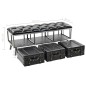 vidaXL Banco de almacenaje de cuero artificial 110 cm negro vidaXL Banco de almacenaje de cuero artificial 110 cm negro