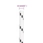 vidaXL Cuerda para barco trenzada poliéster blanco 14 mmx25 m vidaXL Cuerda para barco trenzada poliéster blanco 14 mmx25 m