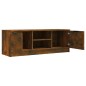 vidaXL Mueble de TV madera contrachapada roble ahumado 102x35x36,5 cm vidaXL Mueble de TV madera contrachapada roble ahumado 102x35x36,5 cm