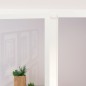 vidaXL Puerta interior vidrio templado y aluminio blanco 102x201,5 cm vidaXL Puerta interior vidrio templado y aluminio blanco 102x201,5 cm