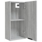 vidaXL Armario de baño de pared gris sonoma 32x20x67 cm vidaXL Armario de baño de pared gris sonoma 32x20x67 cm