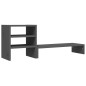 vidaXL Soporte para monitor madera maciza de pino gris 81x20x30 cm vidaXL Soporte para monitor madera maciza de pino gris 81x20x30 cm