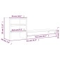 vidaXL Soporte para monitor madera maciza de pino gris 81x20x30 cm vidaXL Soporte para monitor madera maciza de pino gris 81x20x30 cm