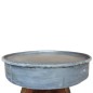 vidaXL Mesa de centro de madera maciza reciclada plateada 60x45 cm vidaXL Mesa de centro de madera maciza reciclada plateada 60x45 cm