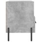 vidaXL Mesita noche 2 uds madera ingeniería gris hormigón 40x35x47,5cm vidaXL Mesita noche 2 uds madera ingeniería gris hormigón 40x35x47,5cm