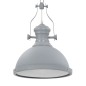 vidaXL Lámpara de techo redonda gris E27 vidaXL Lámpara de techo redonda gris E27