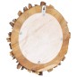 vidaXL Espejo de pared redondo teca 60 cm vidaXL Espejo de pared redondo teca 60 cm