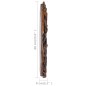 vidaXL Espejo de pared redondo teca 60 cm vidaXL Espejo de pared redondo teca 60 cm