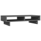 vidaXL Soporte para monitor madera maciza de pino gris 60x27x14 cm vidaXL Soporte para monitor madera maciza de pino gris 60x27x14 cm