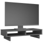 vidaXL Soporte para monitor madera maciza de pino gris 60x27x14 cm vidaXL Soporte para monitor madera maciza de pino gris 60x27x14 cm
