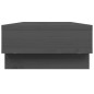 vidaXL Soporte para monitor madera maciza de pino gris 60x27x14 cm vidaXL Soporte para monitor madera maciza de pino gris 60x27x14 cm