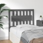 vidaXL Cabecero de cama madera maciza de pino gris 95,5x4x100 cm