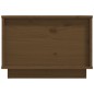vidaXL Mesa de centro madera maciza de pino marrón miel 40x50x35 cm