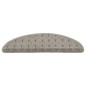 vidaXL Alfombras de peldaños de escalera 15 uds gris 56x17x3 cm vidaXL Alfombras de peldaños de escalera 15 uds gris 56x17x3 cm