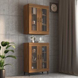 vidaXL Armario colgante de pared roble Sonoma 69,5x34x90 cm