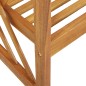 vidaXL Sillas de jardín 2 unidades madera maciza de acacia vidaXL Sillas de jardín 2 unidades madera maciza de acacia