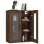 vidaXL Armario colgante de pared roble Sonoma 69,5x34x90 cm