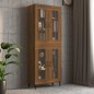 vidaXL Armario colgante de pared roble Sonoma 69,5x34x90 cm