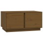 vidaXL Mesa de centro madera maciza de pino marrón miel 80x50x40 cm vidaXL Mesa de centro madera maciza de pino marrón miel 80x50x40 cm