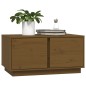 vidaXL Mesa de centro madera maciza de pino marrón miel 80x50x40 cm vidaXL Mesa de centro madera maciza de pino marrón miel 80x50x40 cm