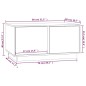 vidaXL Mesa de centro madera maciza de pino marrón miel 80x50x40 cm vidaXL Mesa de centro madera maciza de pino marrón miel 80x50x40 cm