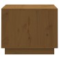 vidaXL Mesa de centro madera maciza de pino marrón miel 120x50x40,5 cm