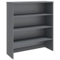 vidaXL Aparador superior HAMAR pino macizo gris oscuro 90x30x100 cm vidaXL Aparador superior HAMAR pino macizo gris oscuro 90x30x100 cm