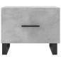 vidaXL Mesa de centro 2 uds madera ingeniería gris hormigón 50x50x40cm vidaXL Mesa de centro 2 uds madera ingeniería gris hormigón 50x50x40cm