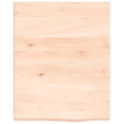 vidaXL Estante de pared madera maciza roble sin tratar 40x50x(2-4) cm
