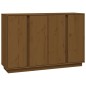 vidaXL Aparador de madera maciza de pino marrón miel 120x35x80 cm vidaXL Aparador de madera maciza de pino marrón miel 120x35x80 cm