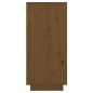 vidaXL Aparador de madera maciza de pino marrón miel 60x34x75 cm vidaXL Aparador de madera maciza de pino marrón miel 60x34x75 cm