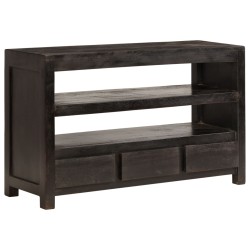 vidaXL Mueble para TV madera maciza acacia marrón oscuro 90x30x55 cm 