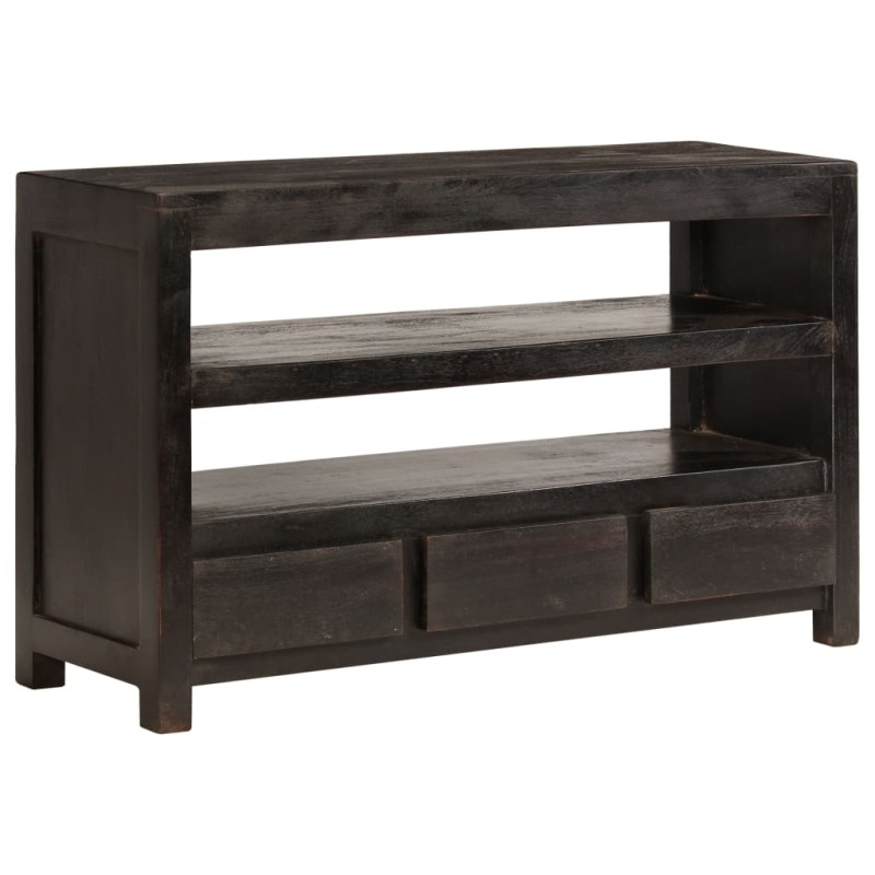 vidaXL Mueble para TV madera maciza acacia marrón oscuro 90x30x55 cm 