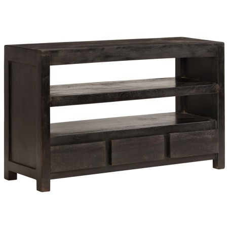 vidaXL Mueble para TV madera maciza acacia marrón oscuro 90x30x55 cm 