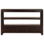 vidaXL Mueble para TV madera maciza acacia marrón oscuro 90x30x55 cm 