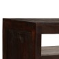 vidaXL Mueble para TV madera maciza acacia marrón oscuro 90x30x55 cm 