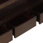 vidaXL Mueble para TV madera maciza acacia marrón oscuro 90x30x55 cm 