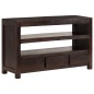 vidaXL Mueble para TV madera maciza acacia marrón oscuro 90x30x55 cm 