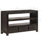 vidaXL Mueble para TV madera maciza acacia marrón oscuro 90x30x55 cm 