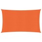 vidaXL Toldo de vela HDPE naranja 160 g/m² 2x5 m vidaXL Toldo de vela HDPE naranja 160 g/m² 2x5 m