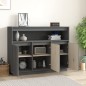vidaXL Aparador de madera maciza de pino gris 104,5x34x80 cm vidaXL Aparador de madera maciza de pino gris 104,5x34x80 cm