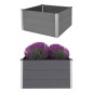 vidaXL Arriate de WPC gris 100x100x54 cm vidaXL Arriate de WPC gris 100x100x54 cm