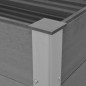 vidaXL Arriate de WPC gris 100x100x54 cm vidaXL Arriate de WPC gris 100x100x54 cm
