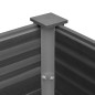 vidaXL Arriate de WPC gris 100x100x54 cm vidaXL Arriate de WPC gris 100x100x54 cm