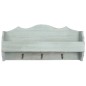 vidaXL Perchero de pared de madera verde 50x10x23 cm vidaXL Perchero de pared de madera verde 50x10x23 cm