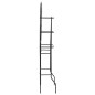 vidaXL Estante para inodoro negro 60x33x174 cm vidaXL Estante para inodoro negro 60x33x174 cm