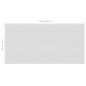 vidaXL Cubierta solar de piscina de PE flotante gris 732x366 cm vidaXL Cubierta solar de piscina de PE flotante gris 732x366 cm