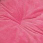 vidaXL Cama de perros felpa y cuero sintético negro y rosa 99x89x21 cm vidaXL Cama de perros felpa y cuero sintético negro y rosa 99x89x21 cm