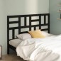 vidaXL Cabecero de cama madera maciza de pino negro 126x4x104 cm vidaXL Cabecero de cama madera maciza de pino negro 126x4x104 cm